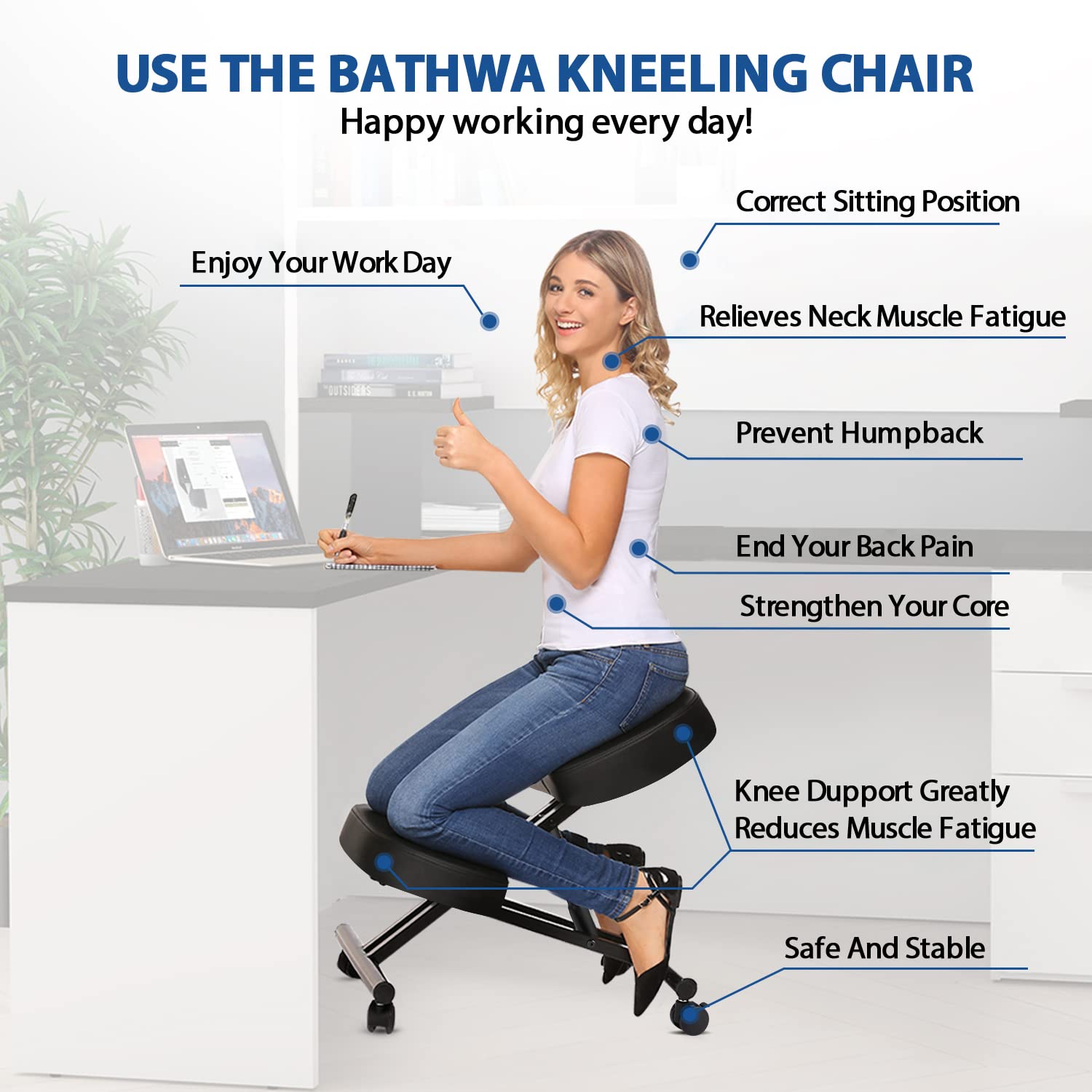 Ergonomiczne krzesło do klęcze – Home Furniture & Hardware Trading recenzja i cena